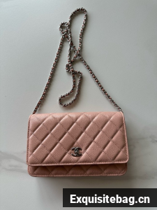 Chanel Classic Wallet On Chain Grained Calfskin AP4241-8