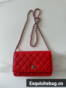 Chanel Classic Wallet On Chain Grained Calfskin AP4241-10