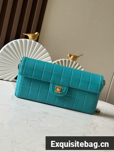 Chanel FLAP BAG AS3314 blue