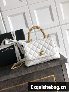 Chanel FLAP BAG WITH TOP HANDLE 92990-17