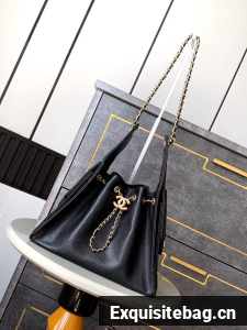 Chanel Grained Calfskin HOBO BAG AS5311 black