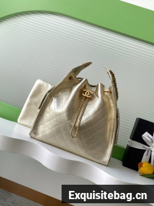 Chanel Grained Calfskin HOBO BAG AS5311 gold