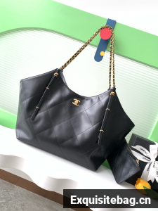 Chanel HOBO HANDBAG AS5463 black