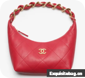 Chanel Hobo Handbag AS5837 red