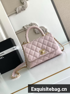 Chanel MINI FLAP BAG WITH TOP HANDLE AS2215-2