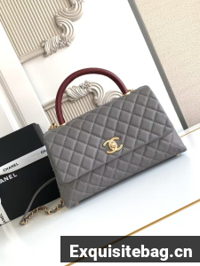 Chanel LARGE FLAP BAG WITH TOP HANDLE 92991-15