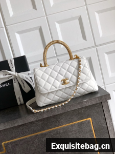 Chanel LARGE FLAP BAG WITH TOP HANDLE 92991-17