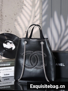 Chanel LARGE HOBO BAG 8011 black