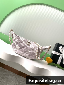 Chanel Large Hobo Bag AS5431 White & graty