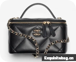 Chanel Long Vanity with chain AP4933 black