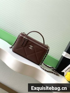 Chanel Long Vanity with chain AP4933 brown