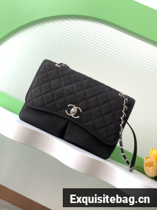 Chanel MAXI FLAP BAG Shoulder Bag AS6068 black