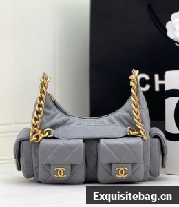 Chanel MAXI HOBO BAG AS5338 GRAY