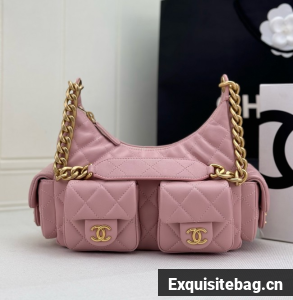 Chanel MAXI HOBO BAG AS5338 PINK