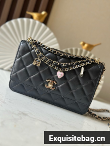 Chanel MINI CLASSIC HANDBAG 66051 black