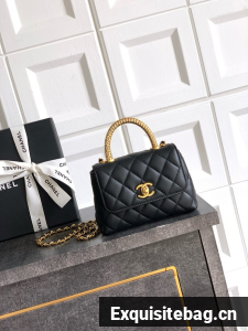 Chanel MINI FLAP BAG WITH TOP HANDLE AS2215-20