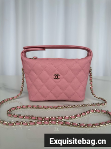 Chanel MINI Shoulder Bag Calfskin AS4386 pink