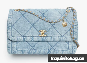 Chanel Maxi Flapbag AS5734 blue