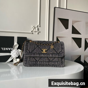 Chanel Maxi Flapbag AS5734 dark blue