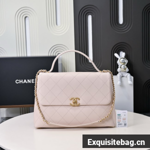 Chanel Medium FLAP BAG WITH TOP HANDLE AS5447 PINK