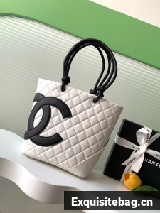 Chanel Sheepskin Shoulder Bag AS6336 white&black