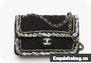 Chanel Small Classic Handbag A01113 black