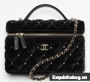 Chanel Vanity with Chain 26C AP4860 black