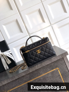 Chanel Vanity with Chain 26C AP4936 black
