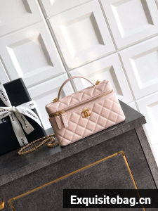 Chanel Vanity with Chain 26C AP4936 pink