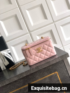 CHANEL 26C Vanity with Chain AP3940 pink