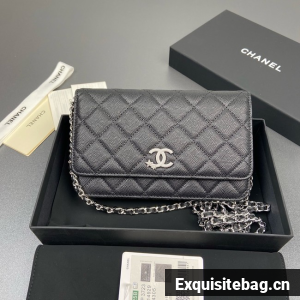 Chanel Wallet On Chain AP3723 black