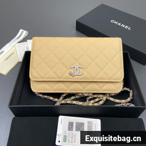 Chanel Wallet On Chain AP3723 yellow
