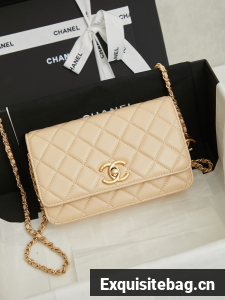 Chanel Wallet On Chain AP3938 Apricot
