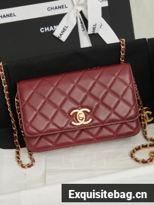 Chanel Wallet On Chain AP3938 burgundy