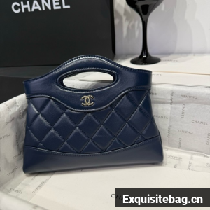 Chanel mini 31 bag AP3656 Deep Blue