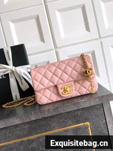 Chanel samll Flap Bag AS5759 Light Pink