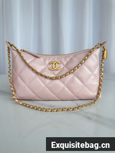 Chanel small HOBO BAG AS5528 pink