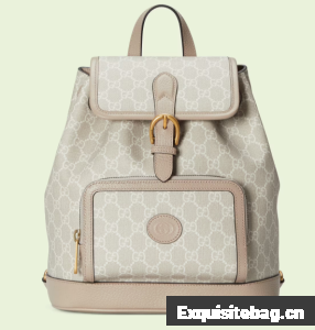 GUCCI BACKPACK WITH INTERLOCKING G 674147 white