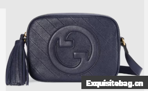 GUCCI BLONDIE SMALL SHOULDER BAG 742360 Blue