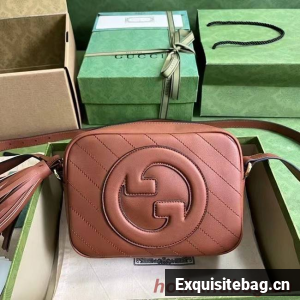 GUCCI BLONDIE SMALL SHOULDER BAG 742360 dark pink