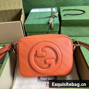 GUCCI BLONDIE SMALL SHOULDER BAG 742360 orange