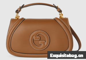 GUCCI BLONDIE SMALL TOP HANDLE BAG 815714 Brown