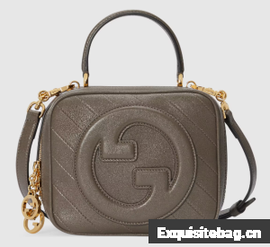GUCCI BLONDIE TOP HANDLE BAG 744434 Brown 