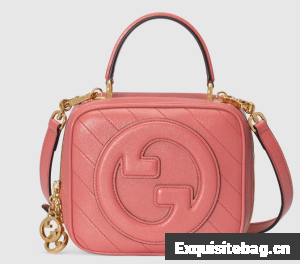 GUCCI BLONDIE TOP HANDLE BAG 744434 Pink