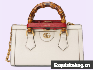 GUCCI DIANA SMALL SHOULDER BAG 735153 White