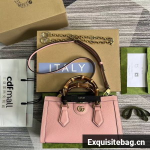 GUCCI DIANA SMALL SHOULDER BAG 735153 pink