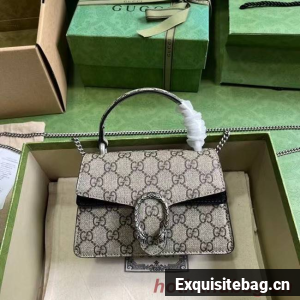 GUCCI DIONYSUS MINI TOP HANDLE BAG 752029 black