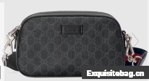 GUCCI GG BLACK SHOULDER BAG 574886 Black