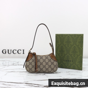 GUCCI GG CANVAS SMALLShoulder Bag 820698 brown