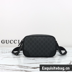 GUCCI GG CANVAS SMALL CROSSBODY BAG 821216 black